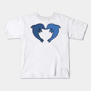 Blue dolphins Kids T-Shirt